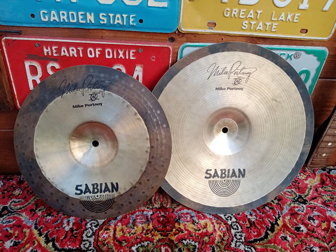 SABIAN Signature Max Stax 12” Kang + 14” Crash, usato.