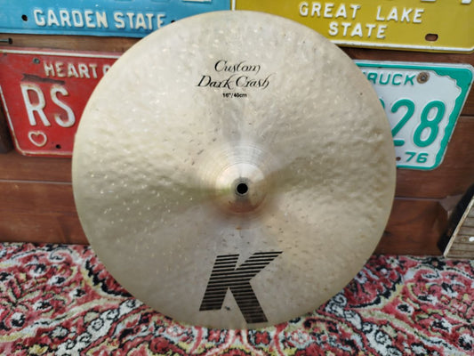 ZILDJIAN K Custom 16" Dark Crash 2006, usato.