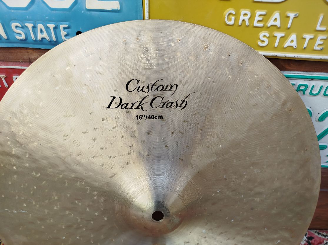 ZILDJIAN K Custom 16" Dark Crash 2006, usato.