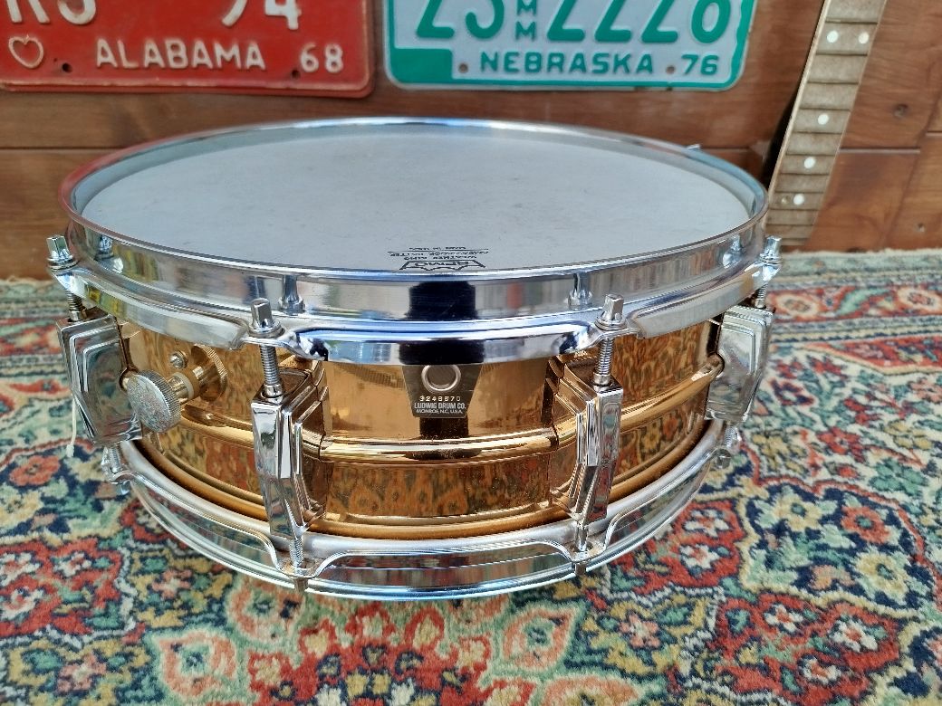LUDWIG LB550 Supraphonic Bronze 14"x5", 1980s.