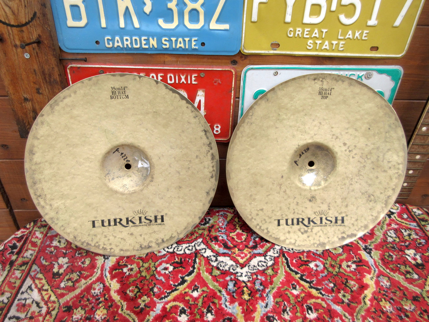 TURKISH Golden Legend 14” Hi Hat, used.