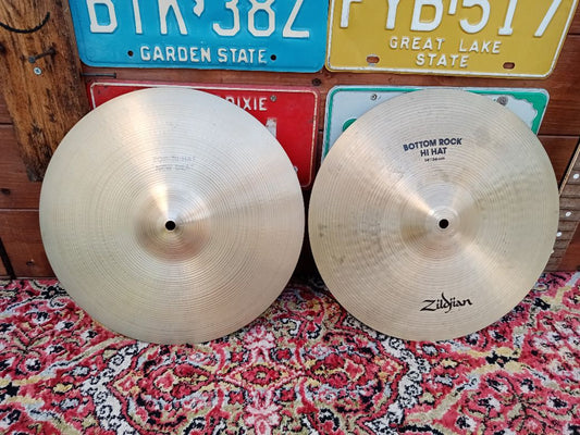 ZILDJIAN A 14” New Beat/Rock Hi Hat, usato.