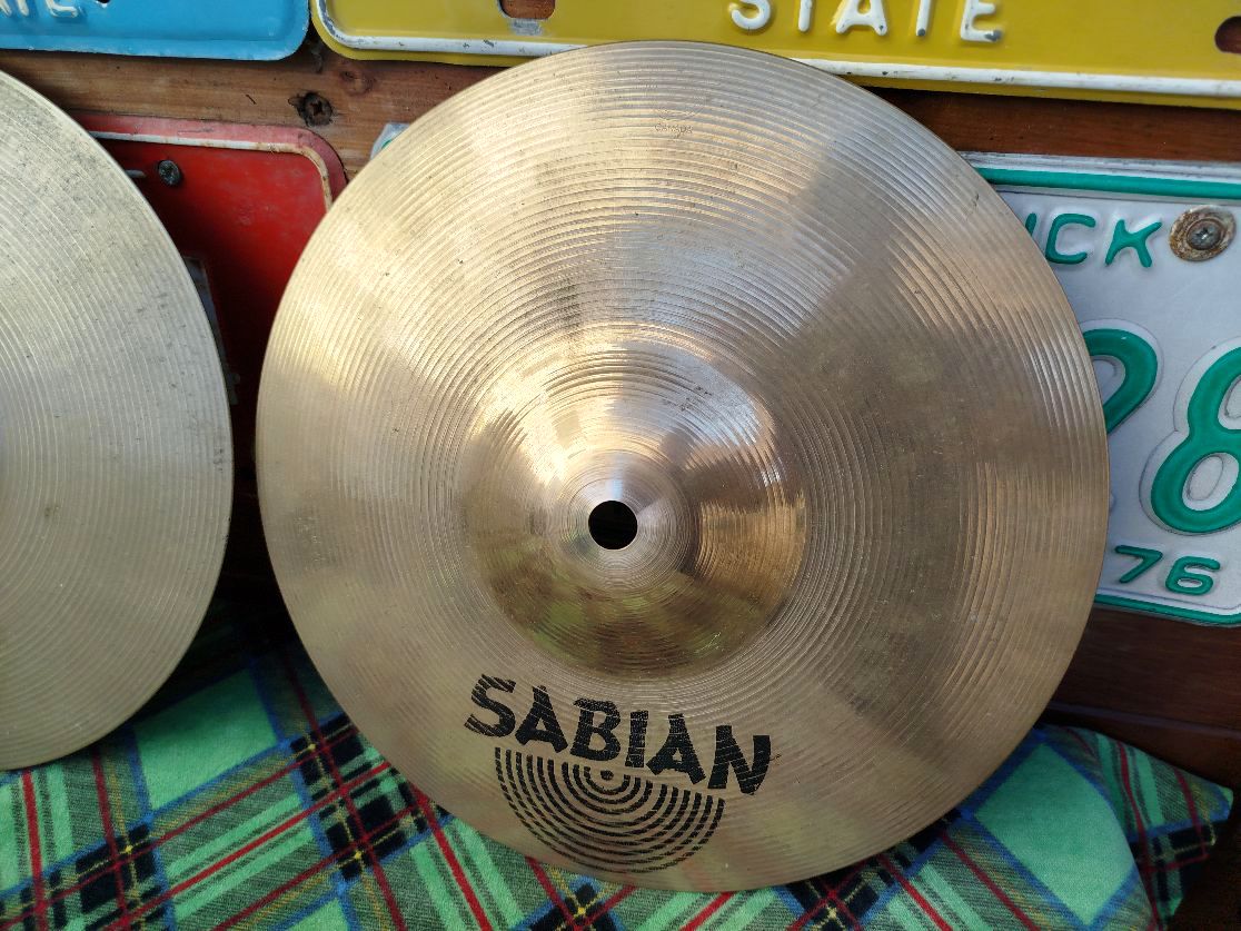 SABIAN AA 10" Hats, 1980's.