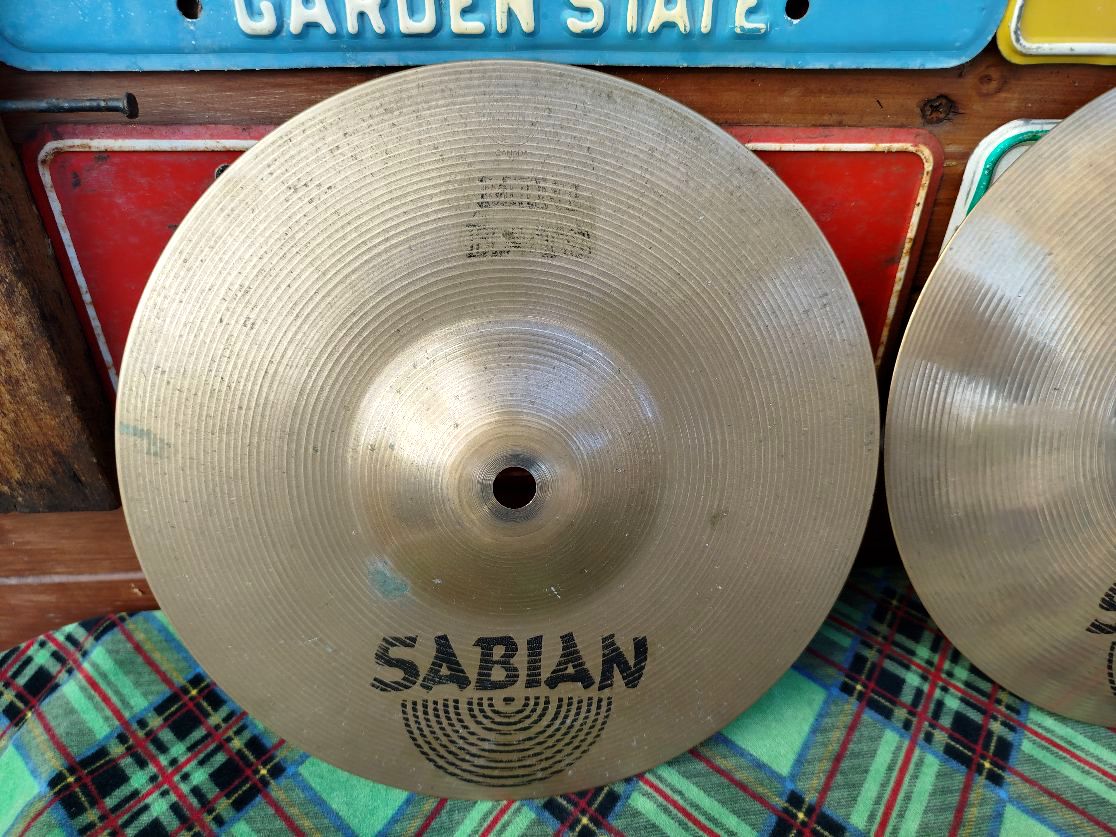 SABIAN AA 10" Hats, 1980's.