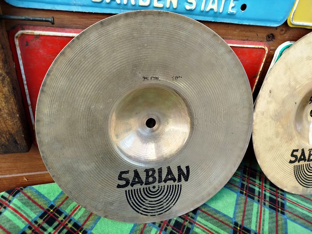 SABIAN AA 10" Hats, 1980's.