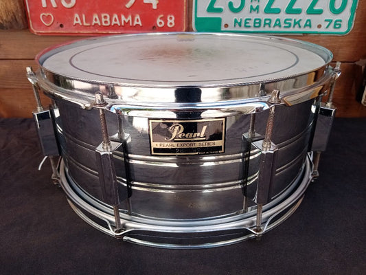 PEARL Export EX-614-D, 14”x6.5” 1990s, used.