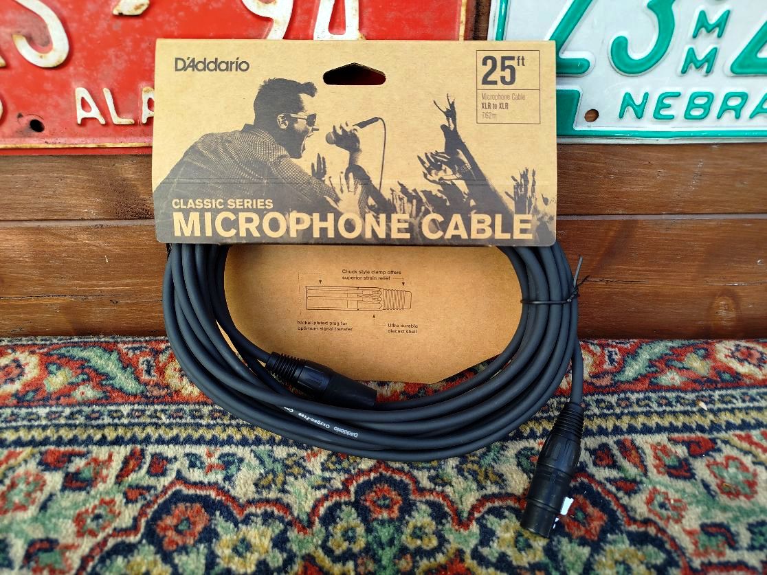 D'ADDARIO PW-CMIC-25, cavo microfonico.