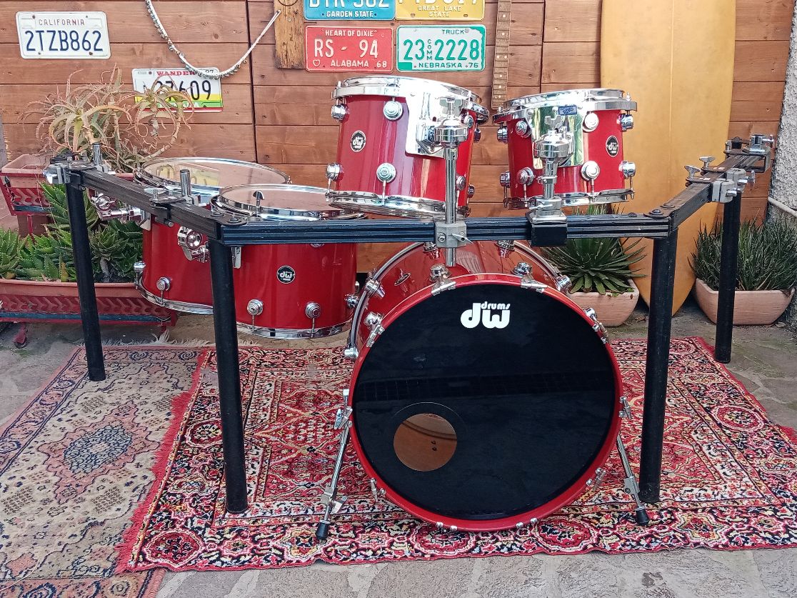 DW Collector Series Lacquer 22",10",12",14",16". 1980s.