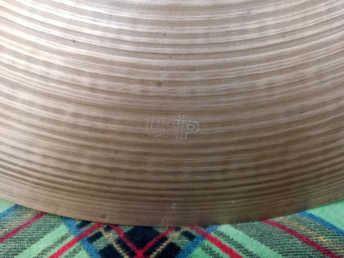 UFIP Ritmo 16” Crash 1970s vintage.