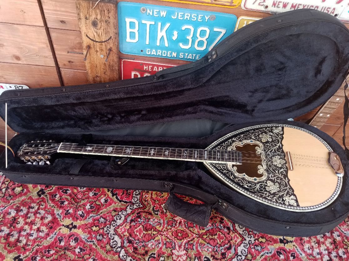 MATSIKAS Greek Bouzouki BZ8-361 electrified. Used.