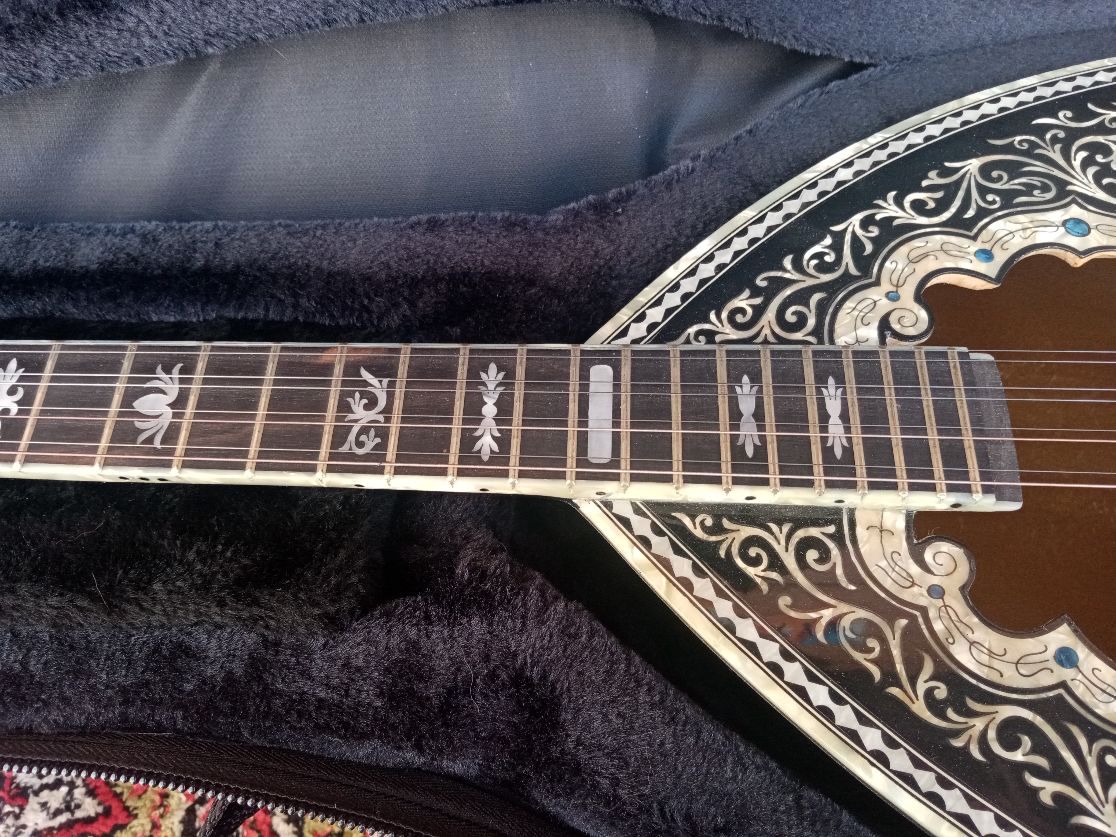 MATSIKAS Greek Bouzouki BZ8-361 electrified. Used.