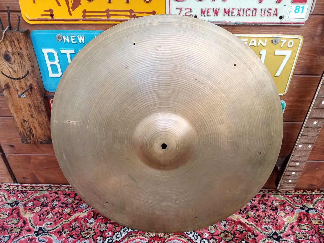 ZILDJIAN A 22” Ride, 1960s (15-C15\4AVAL)