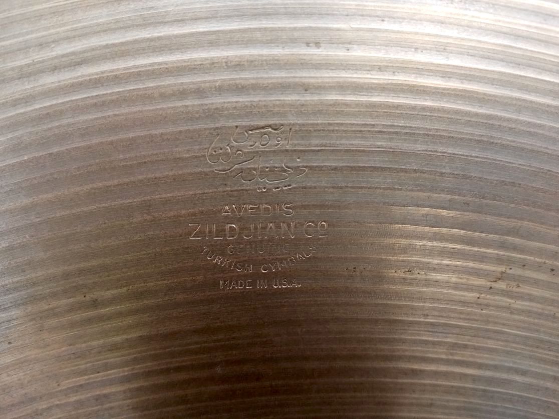 ZILDJIAN A 22” Ride, 1960s (15-C15\4AVAL)