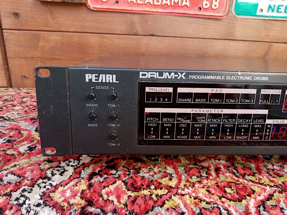 PEARL DRUM-X DRX-1 Programmable Electronic Drums, 1980s.