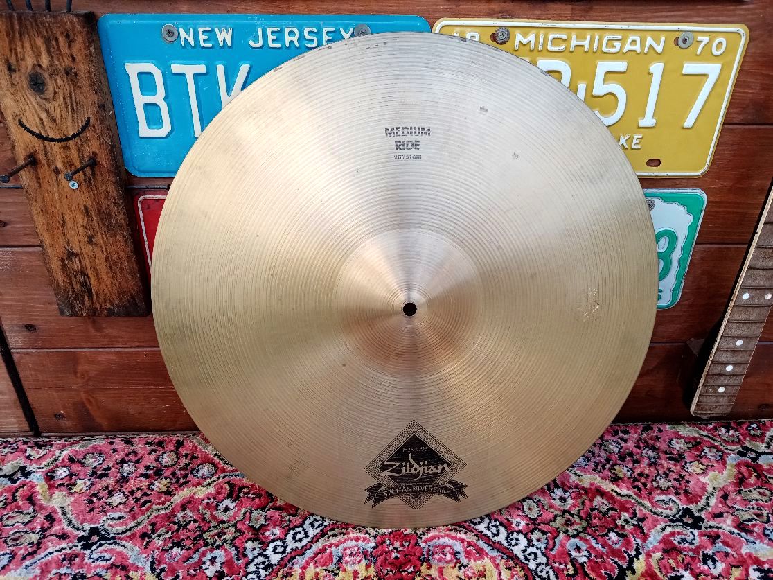 ZILDJIAN A 20” Medium Ride 370° Anniversary, 1993.