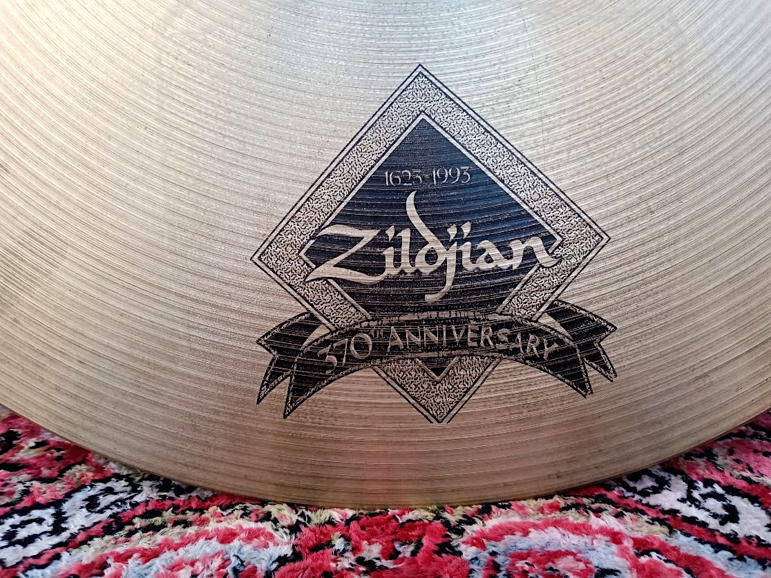 ZILDJIAN A 20” Medium Ride 370° Anniversary, 1993.