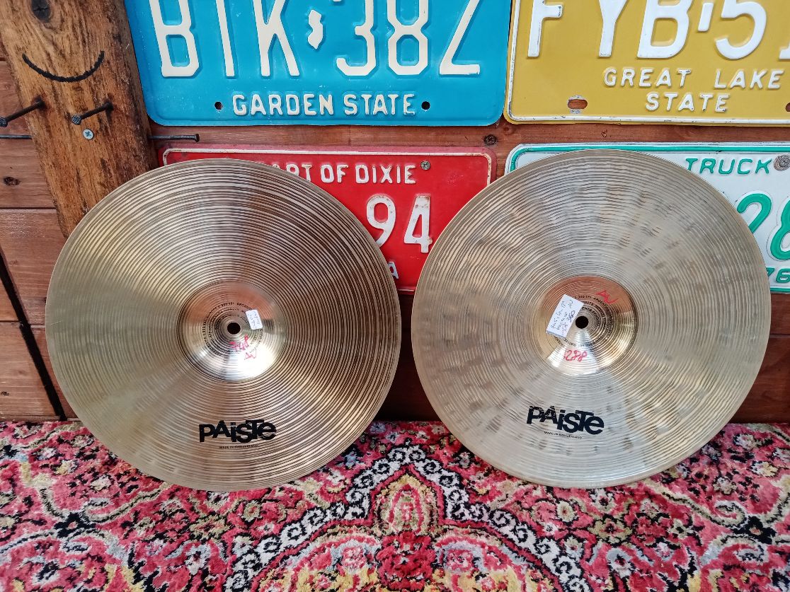 PAISTE Signature 13" Dark Crisp Hi Hat, 2001.