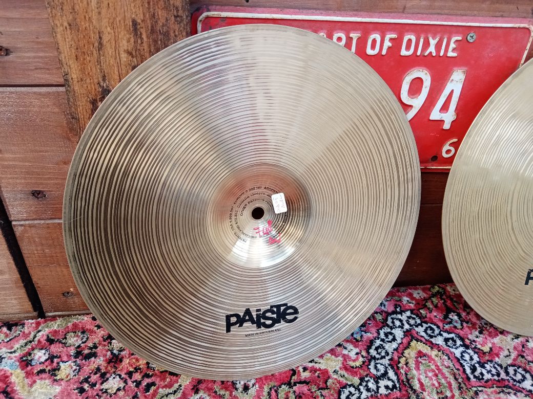 PAISTE Signature 13" Dark Crisp Hi Hat, 2001.