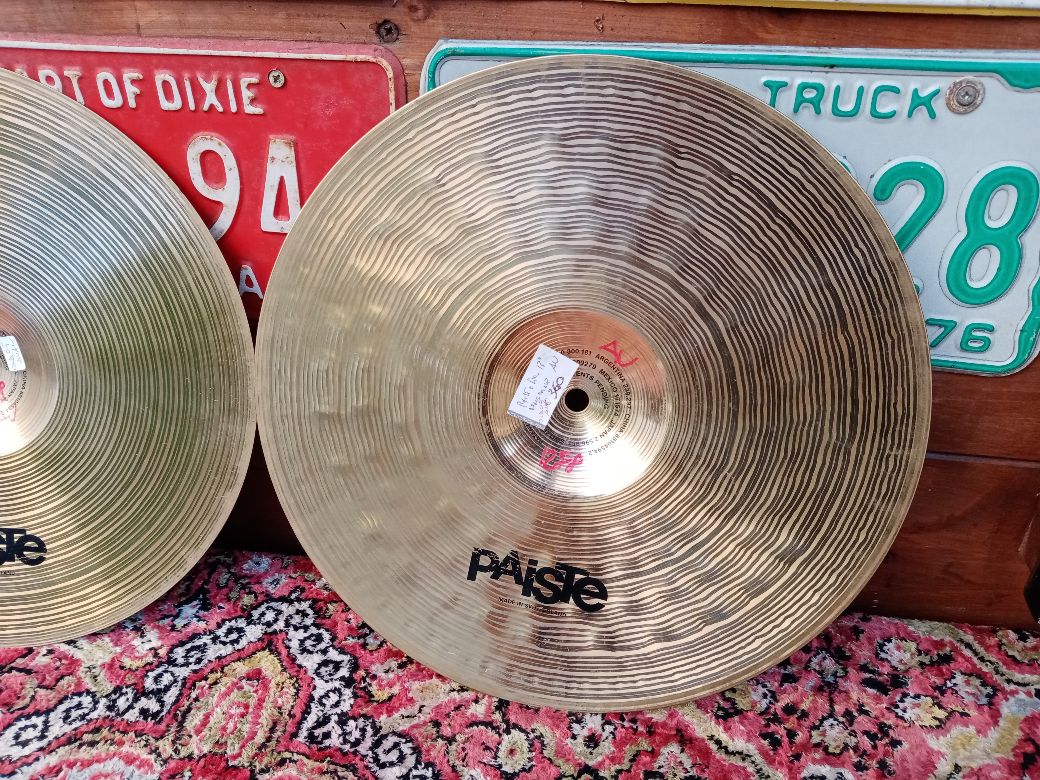 PAISTE Signature 13" Dark Crisp Hi Hat, 2001.