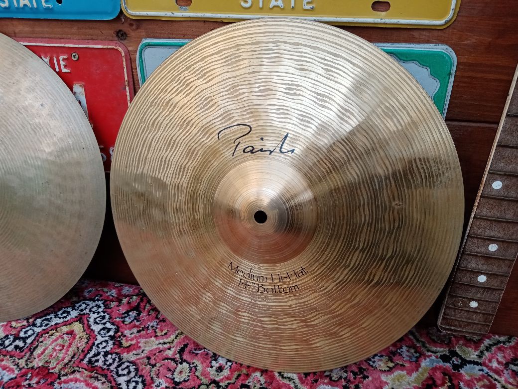 PAISTE Signature 14" Medium Hi Hat, usato.