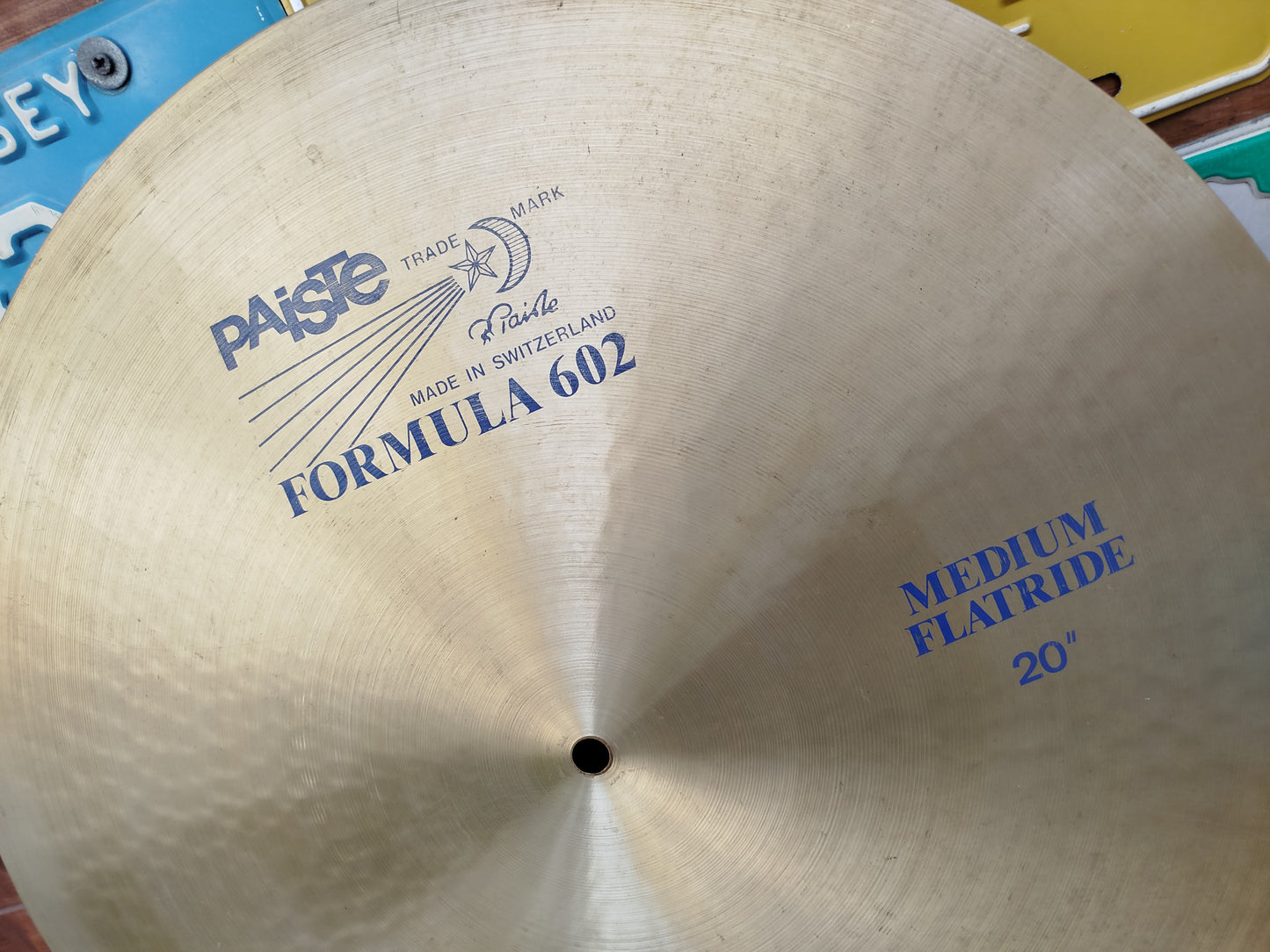 PAISTE Formula 602 Medium Flat Ride, 1982.
