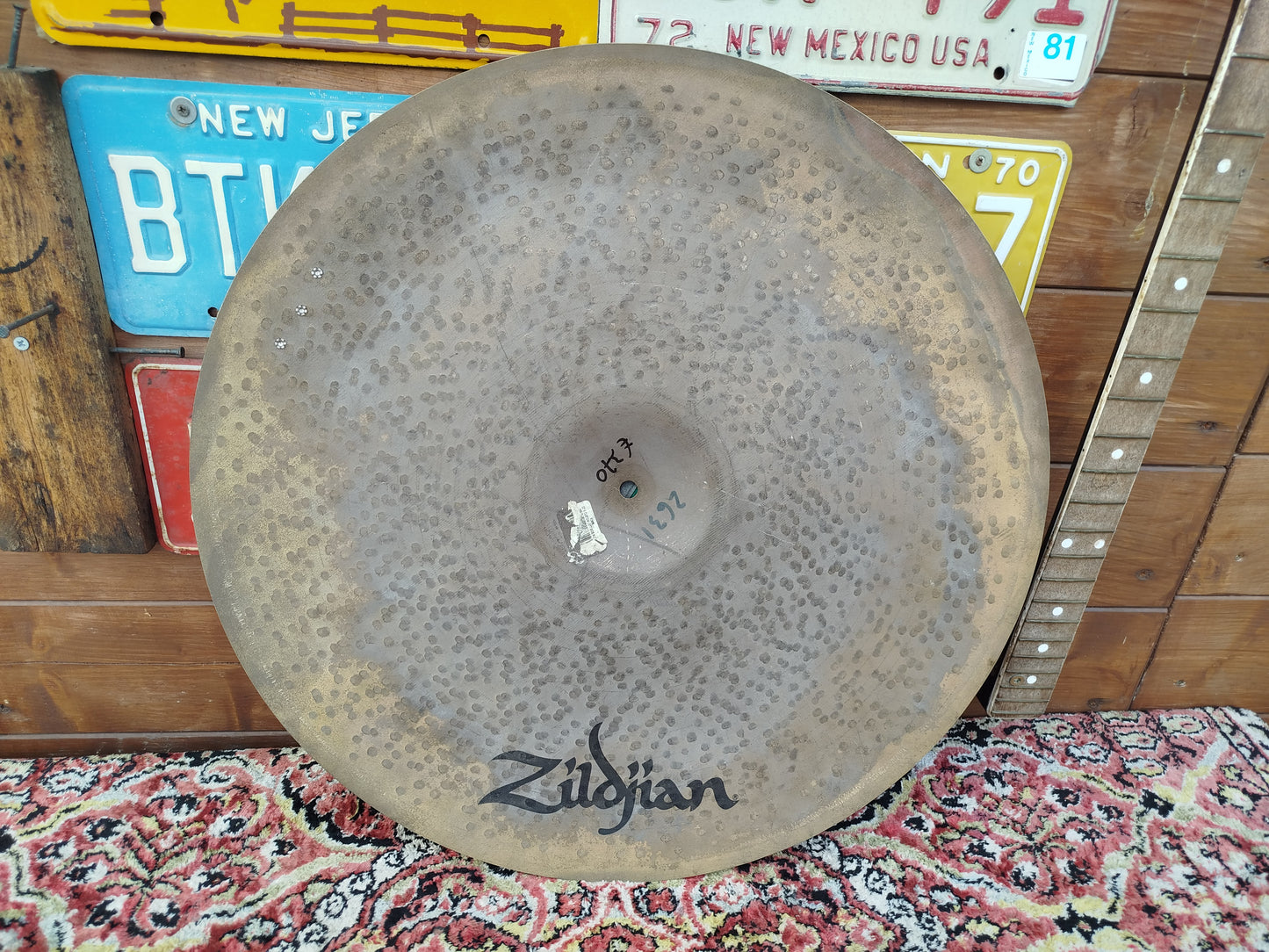 ZILDJIAN K Custom 22" Left Side Ride usato (2.631 gr.).