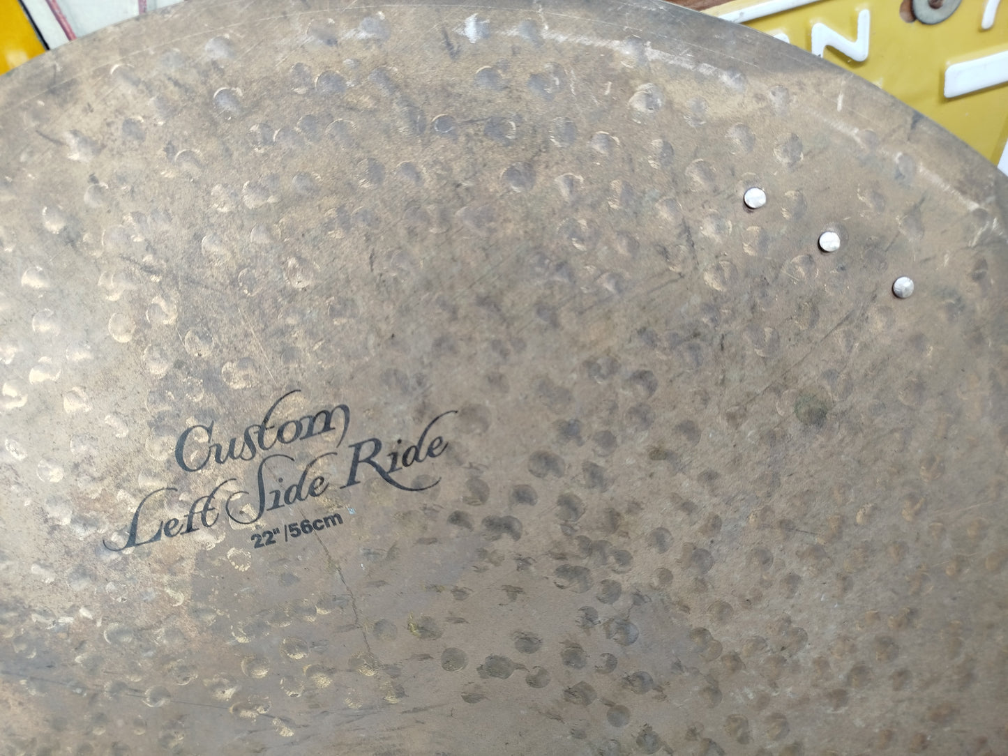 ZILDJIAN K Custom 22" Left Side RIde usato (2.727 grammi).