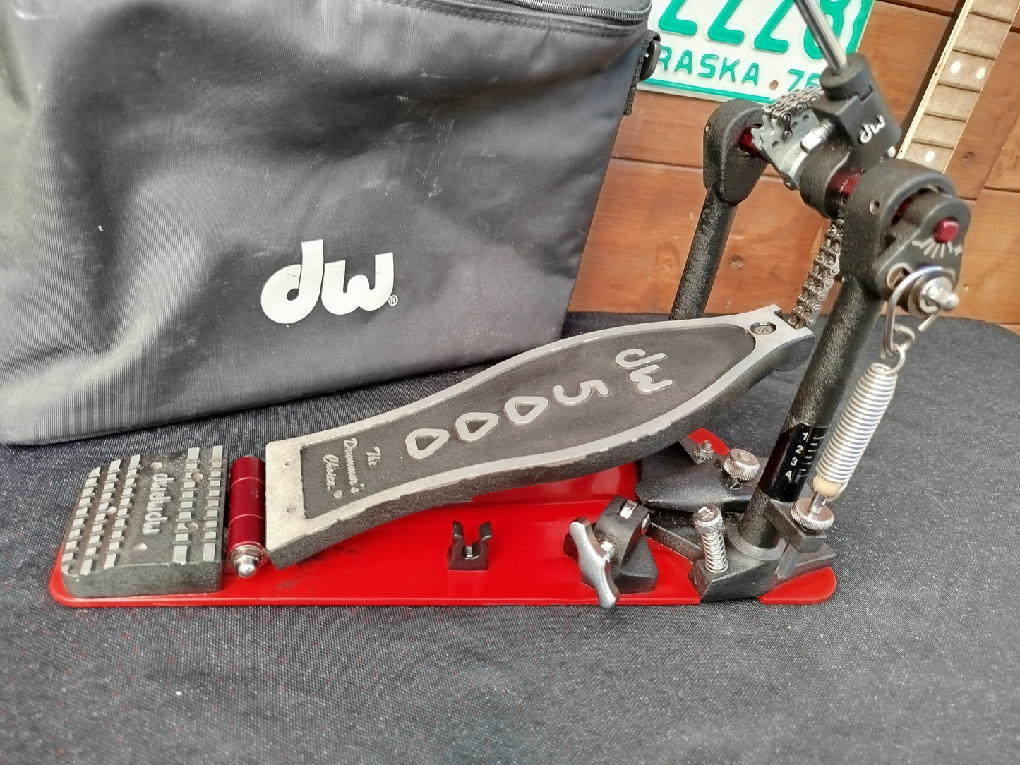 DW 5000AD4 single pedal used.