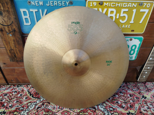 PAISTE 505 20" Ride 1982.