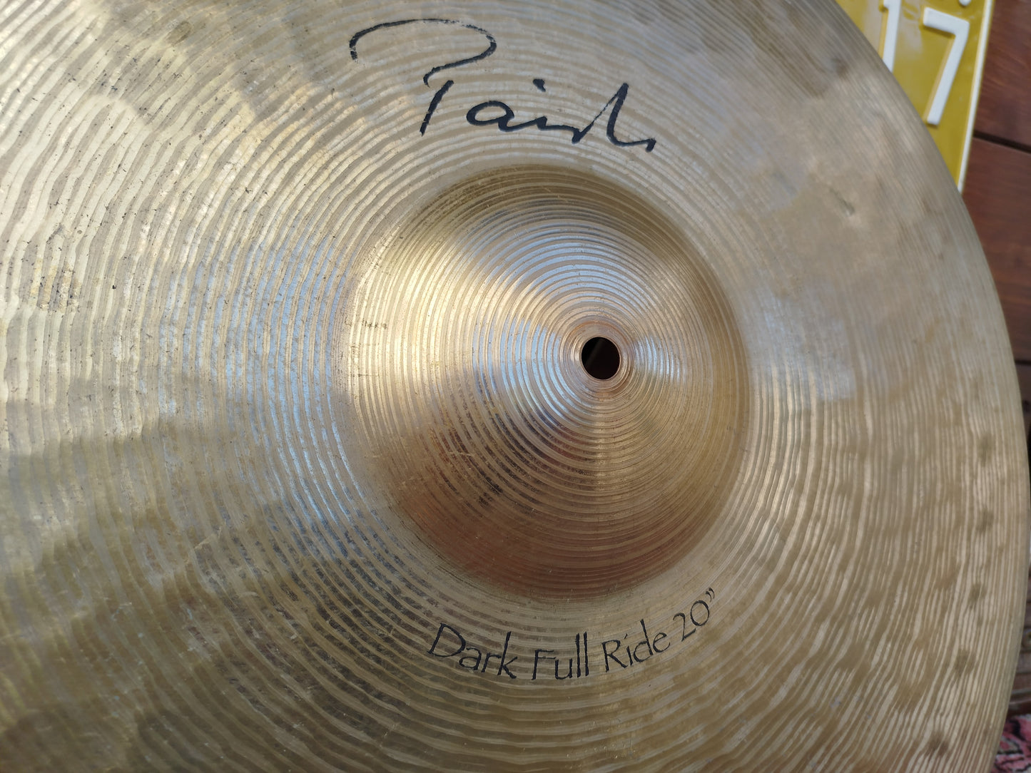 PAISTE Signature 20" Dark Full Ride, used.