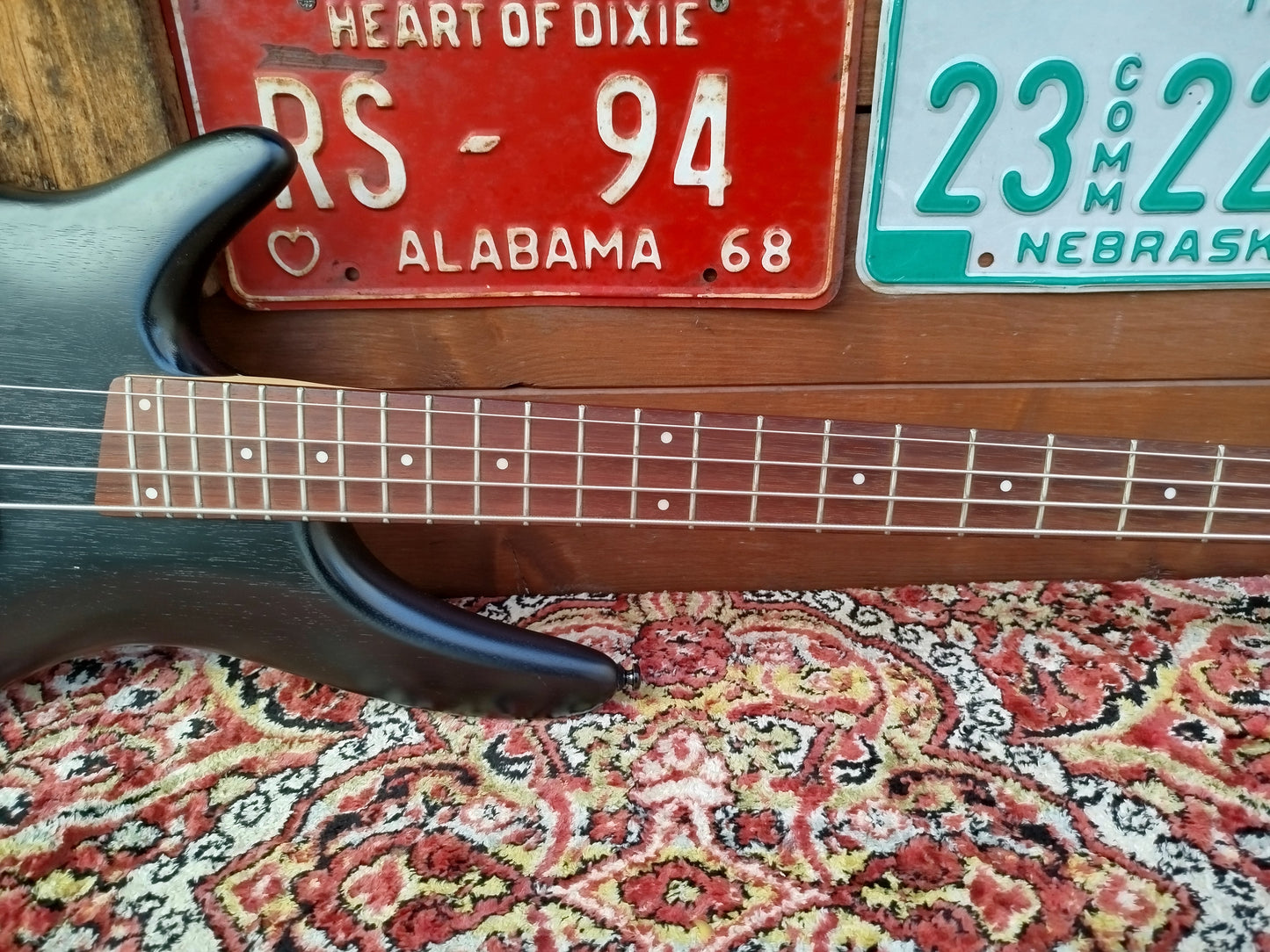 IBANEZ SR300EB Weathered Black Left-Handed, Used.