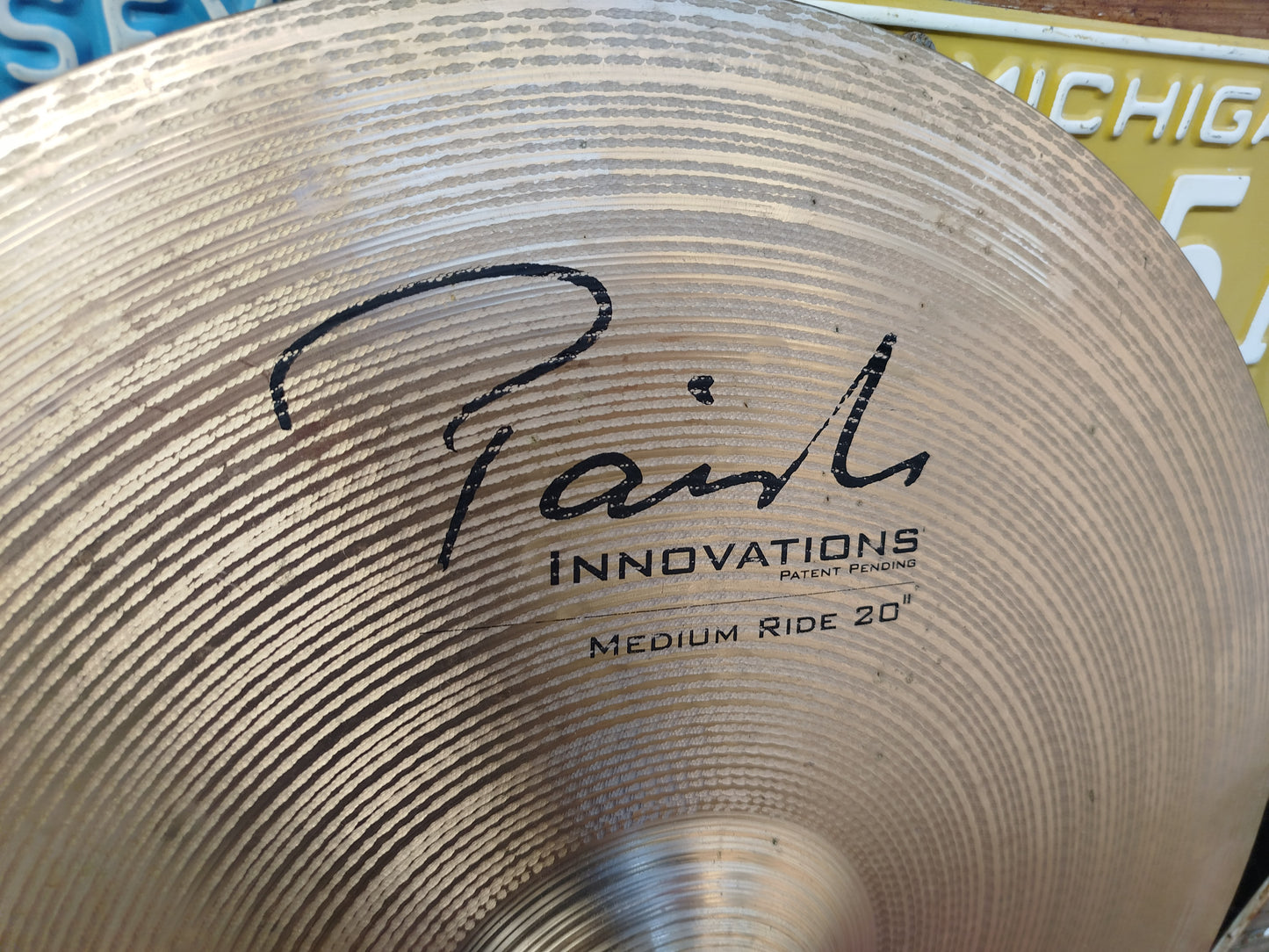 PAISTE Innovations 20" Medium Ride, 2001.