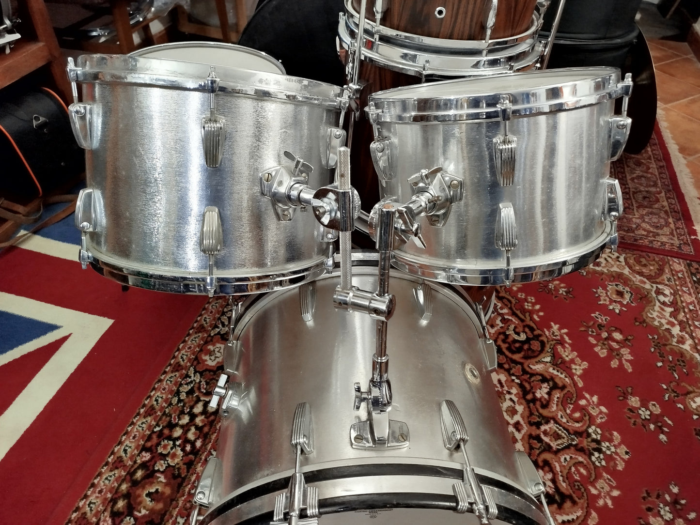 SUPER WOODING "President" Jazz set, 1970s.