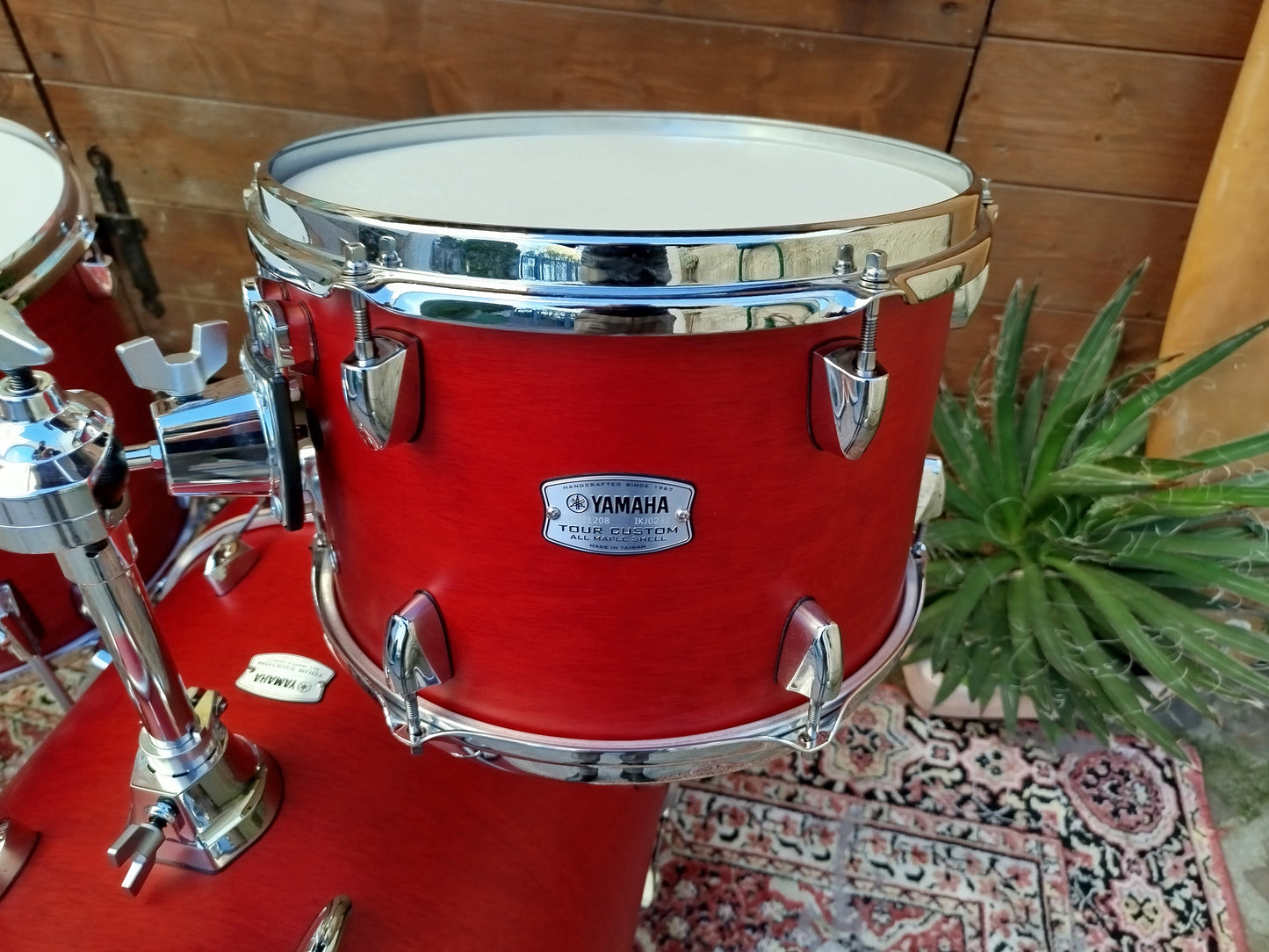 YAMAHA Tour Custom Jazz TMP8F3, Candy Apple Satin.