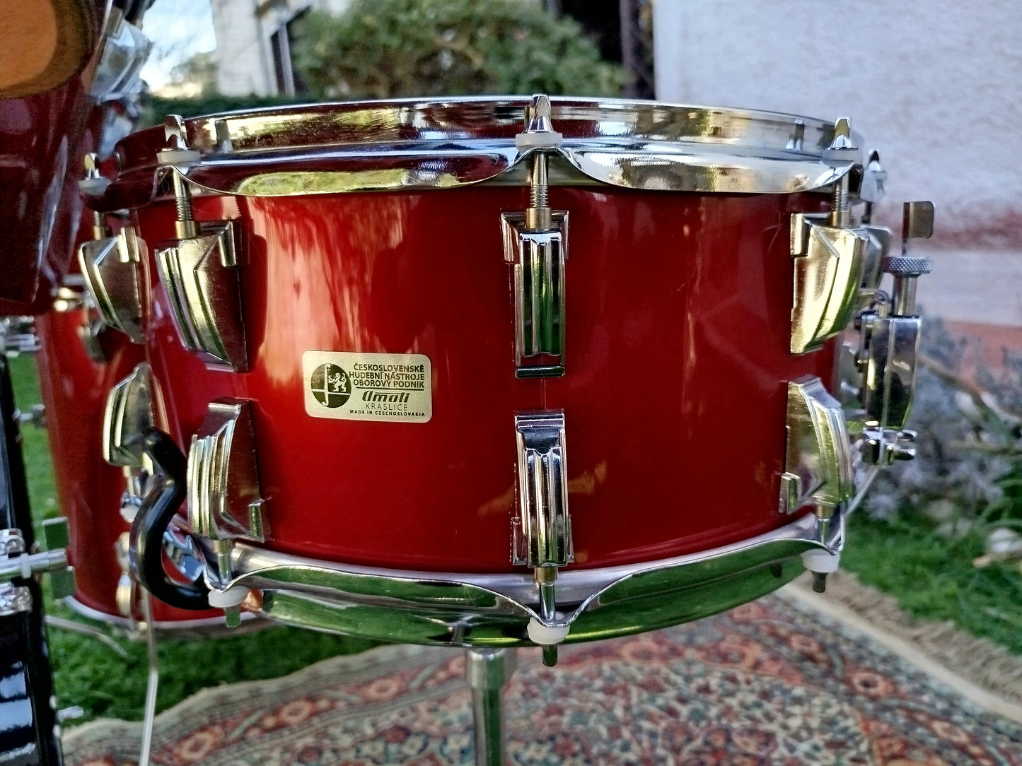 AMATI Kraslice mod. 4090, drumset. 1970s.