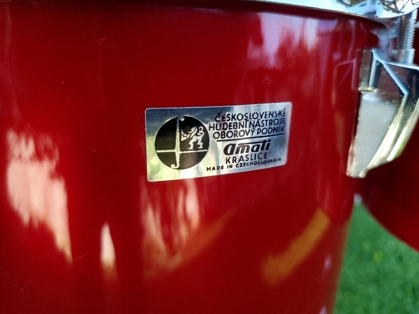 AMATI Kraslice mod. 4090, drumset. 1970s.