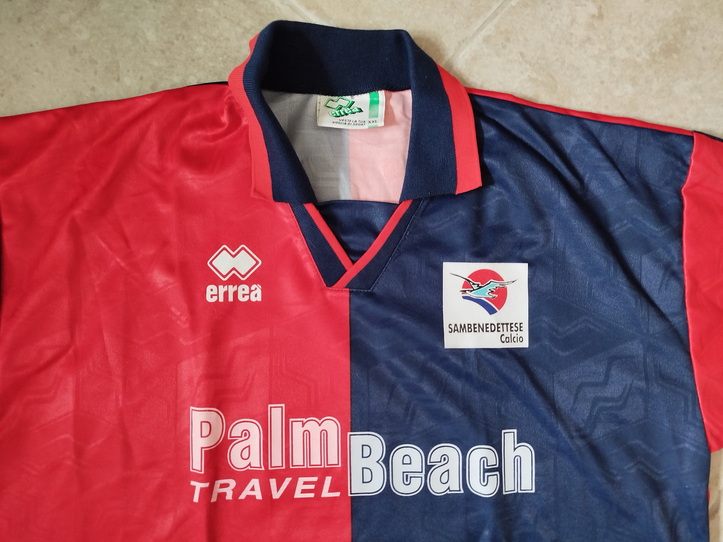 SAMBENEDETTESE, maglia da calcio Errea, 1995/97.