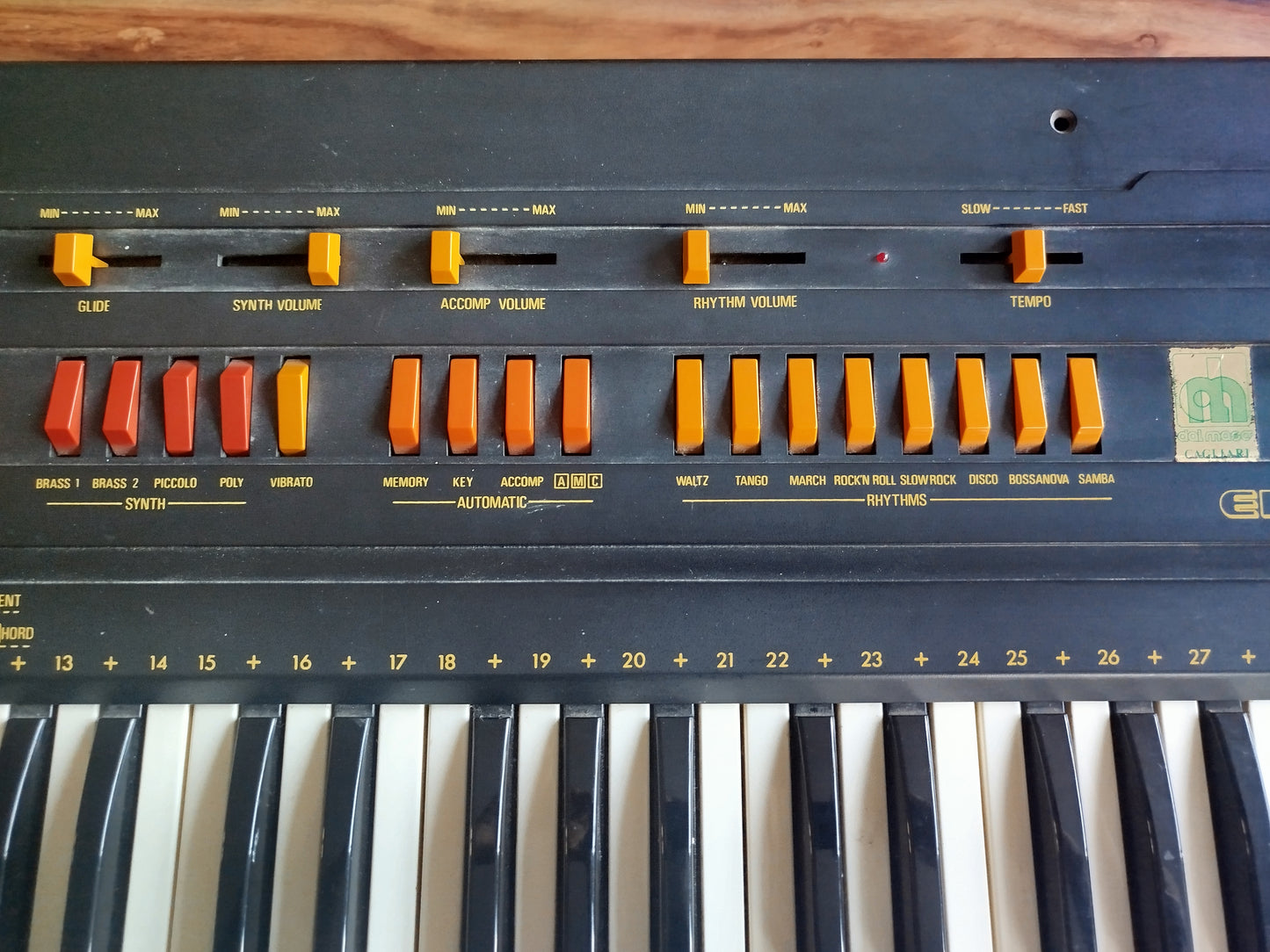 EKO Pony Synth 1981, vintage analog syntesizer.