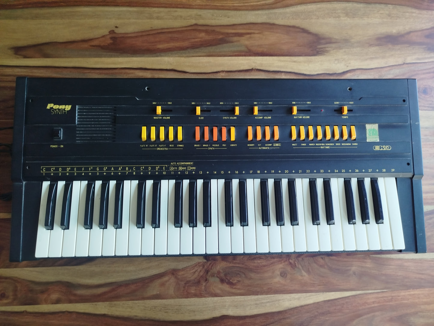 EKO Pony Synth 1981, vintage analog syntesizer.