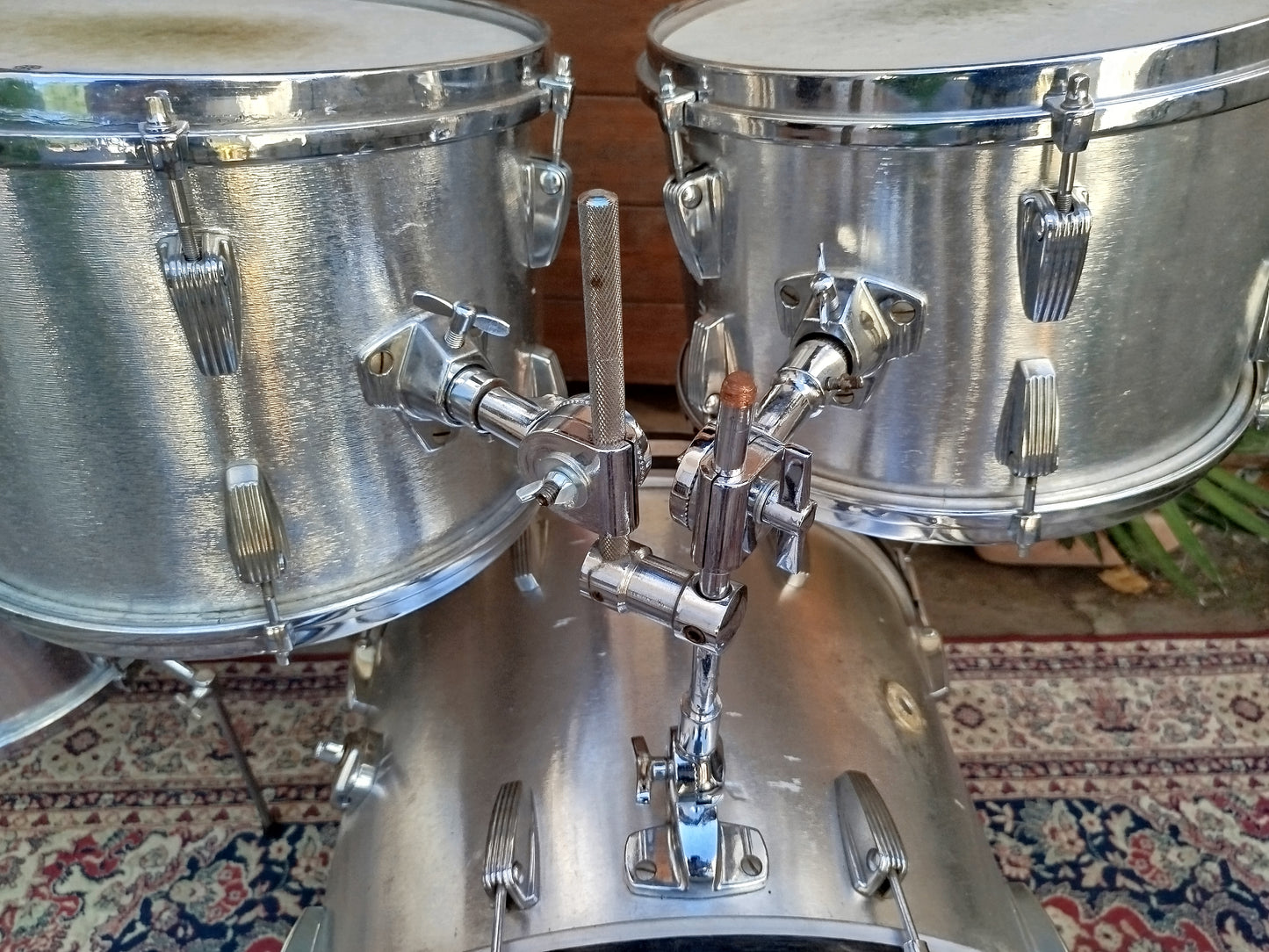 SUPER WOODING "President" Jazz set, 1970s.
