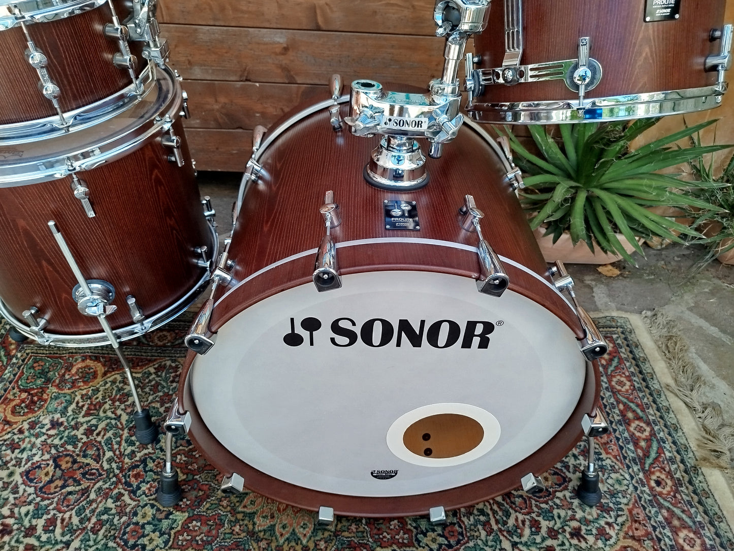 SONOR Pro Lite vintage Maple, 22", 13", 16", 14" snare.