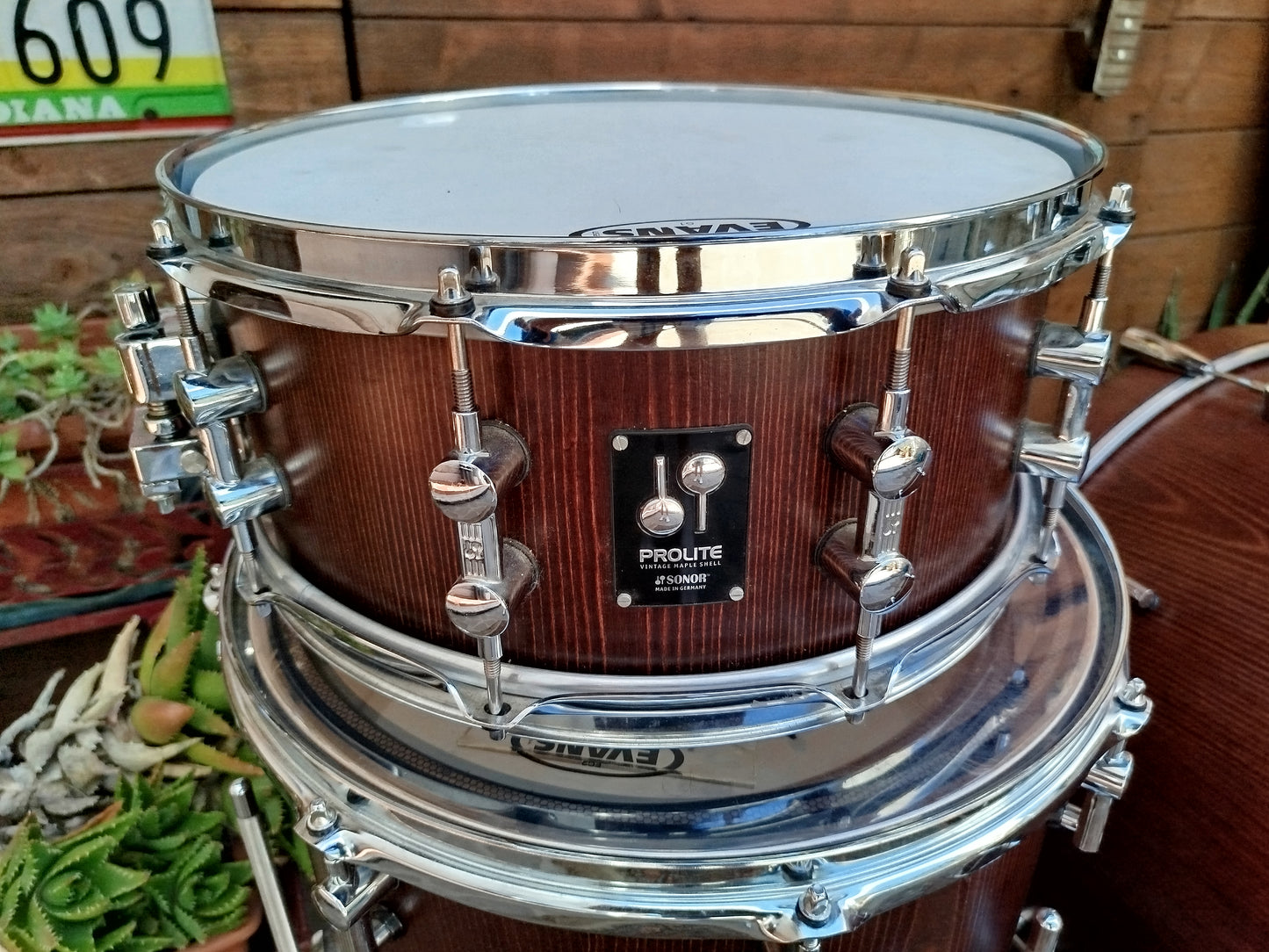SONOR Pro Lite vintage Maple, 22", 13", 16", 14" snare.