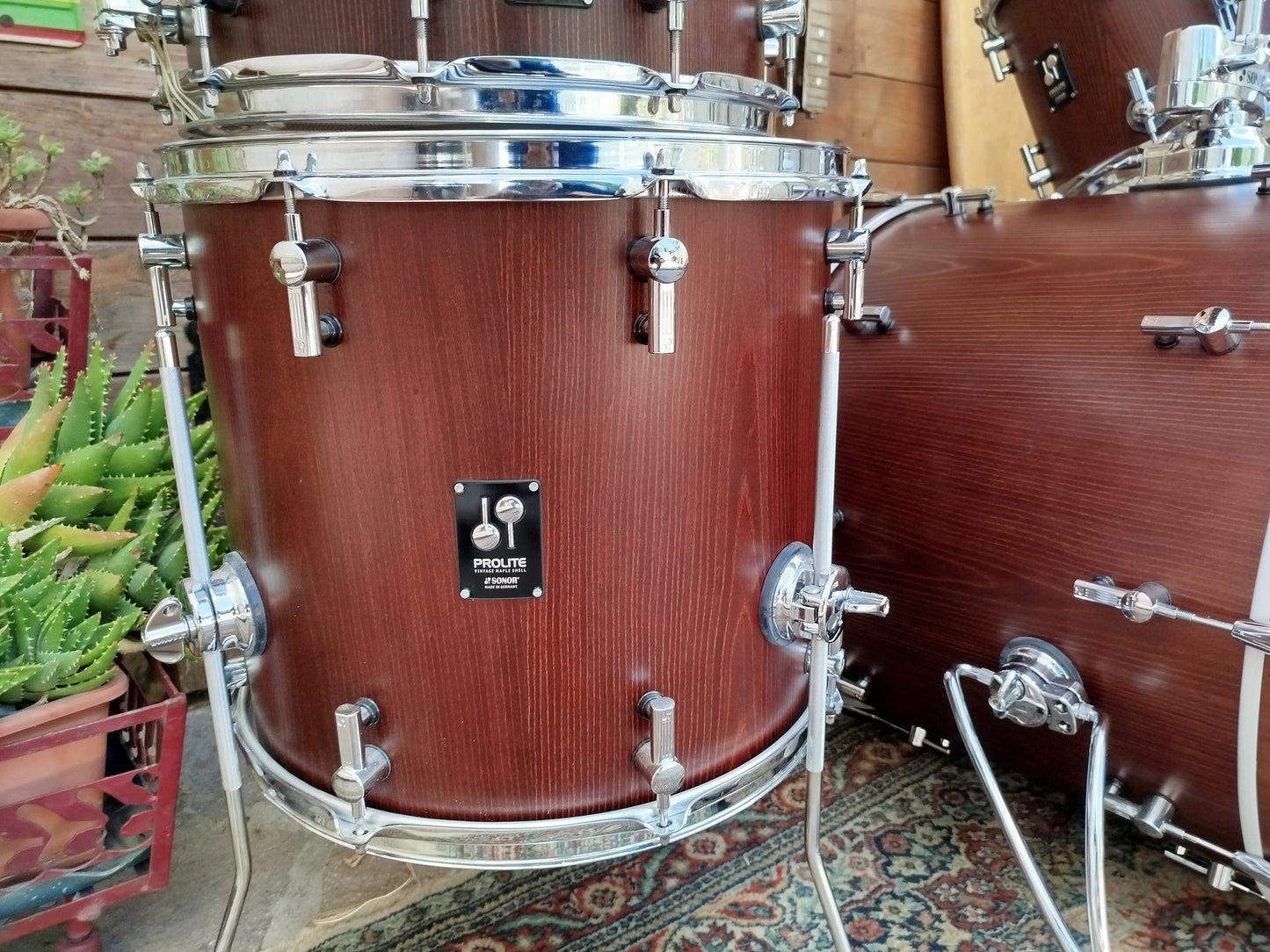 SONOR Pro Lite vintage Maple, 22", 13", 16", 14" snare.