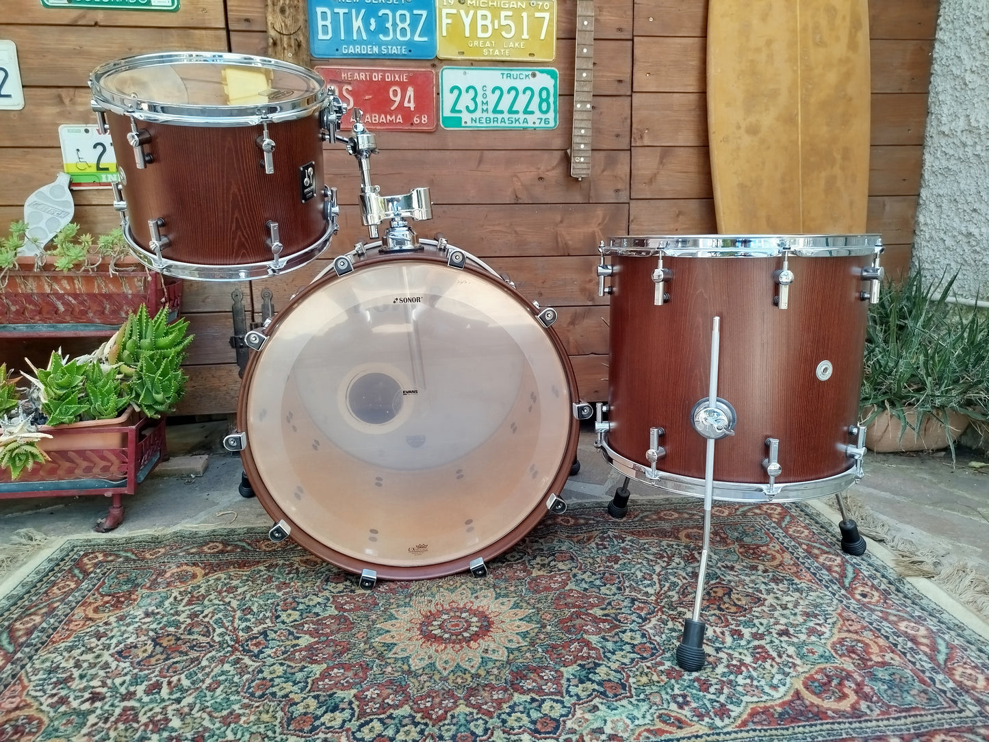 SONOR Pro Lite Vintage Maple, 22", 13", 16".