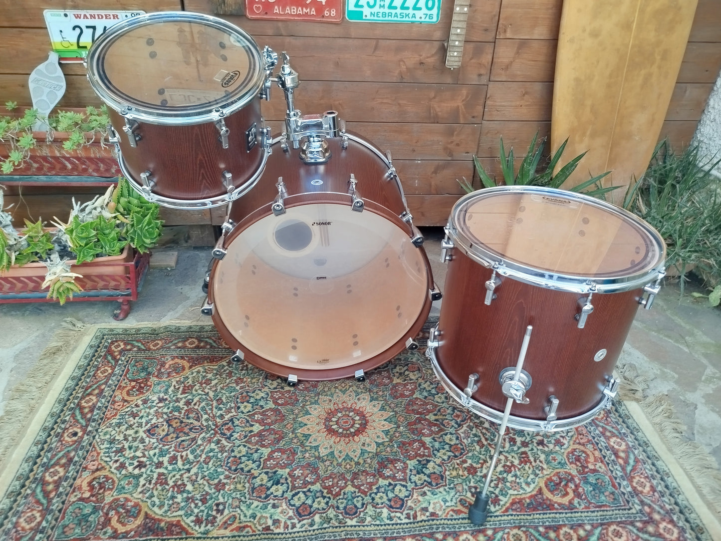 SONOR Pro Lite Vintage Maple, 22", 13", 16".