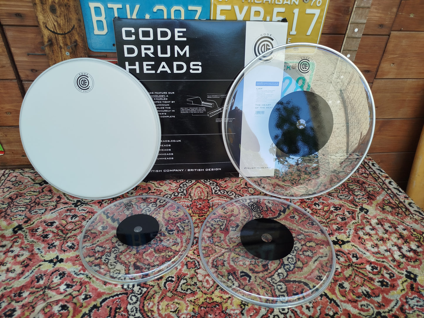 CODE American Fusion pack, 10", 12", 16" + 14" DNA Coated.
