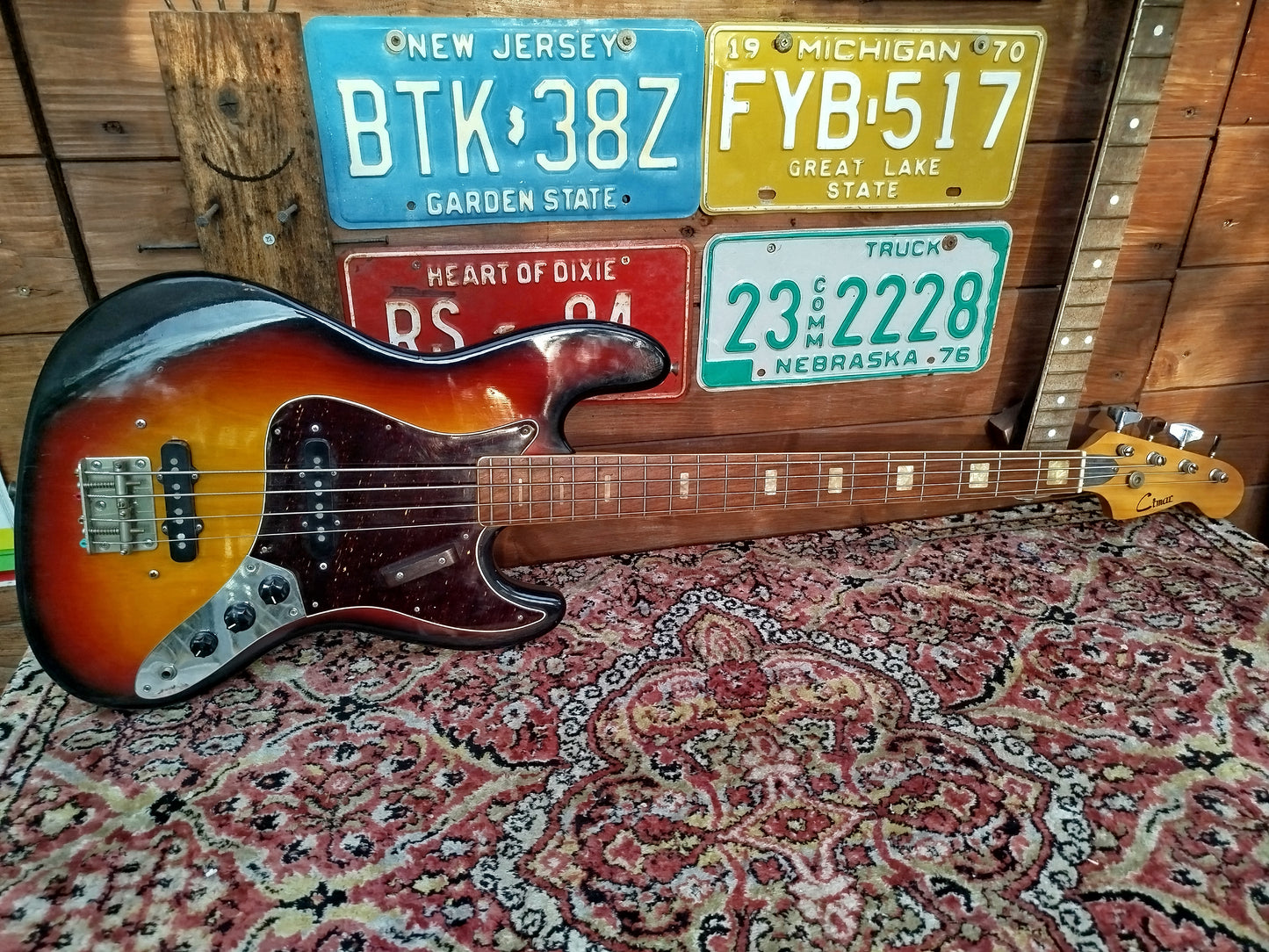 CIMAR Jazz Bass 1970s Made in Japan.