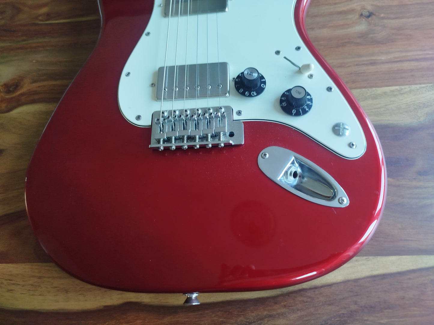 STRAT Custom, Candy Apple Red, Usata.
