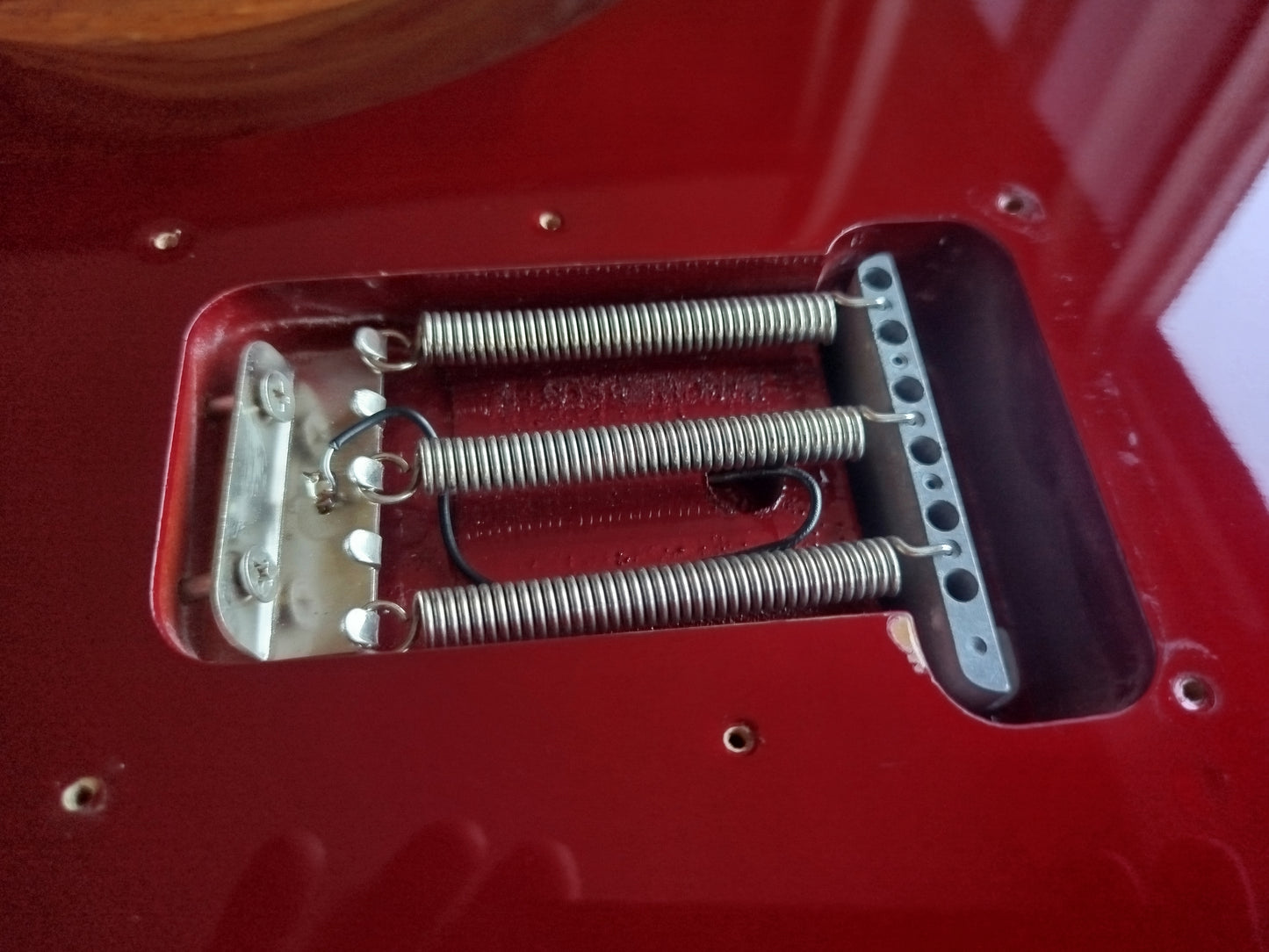 STRAT Custom, Candy Apple Red, Usata.