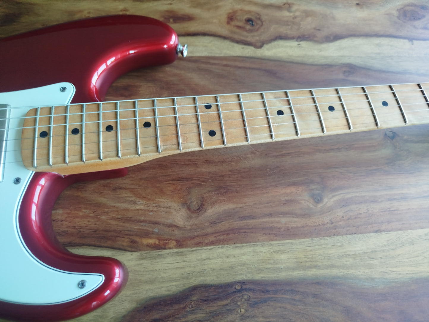 STRAT Custom, Candy Apple Red, Usata.